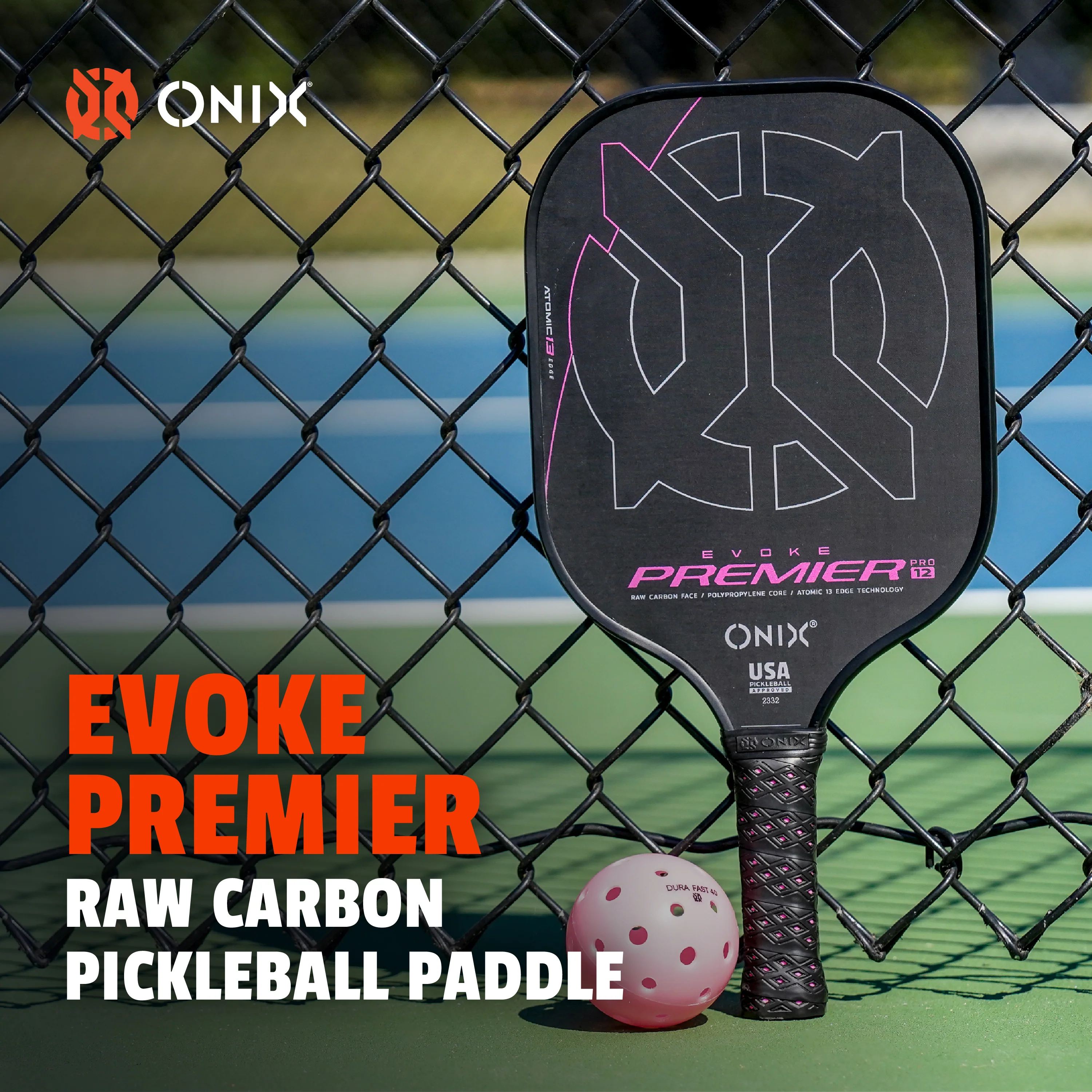 Evoke Premier Raw Carbon Pickleball Paddle - Image 63